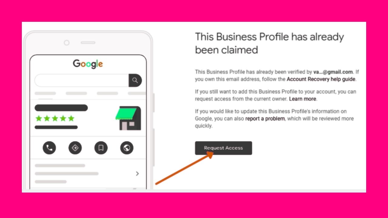 How to claim access to Google My Business profile​?