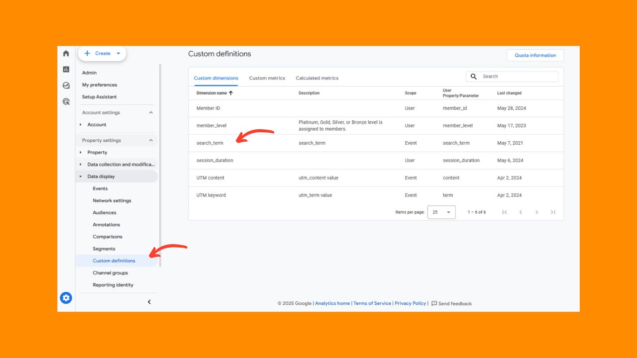 How to find search terms in Google Analytics​?